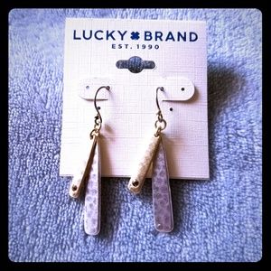 Lucky Brand Linear Drop Earrings